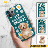 PERSONALIZED MY CHILDREN BARK DOG PHOTO PHONECASE QTTN2804