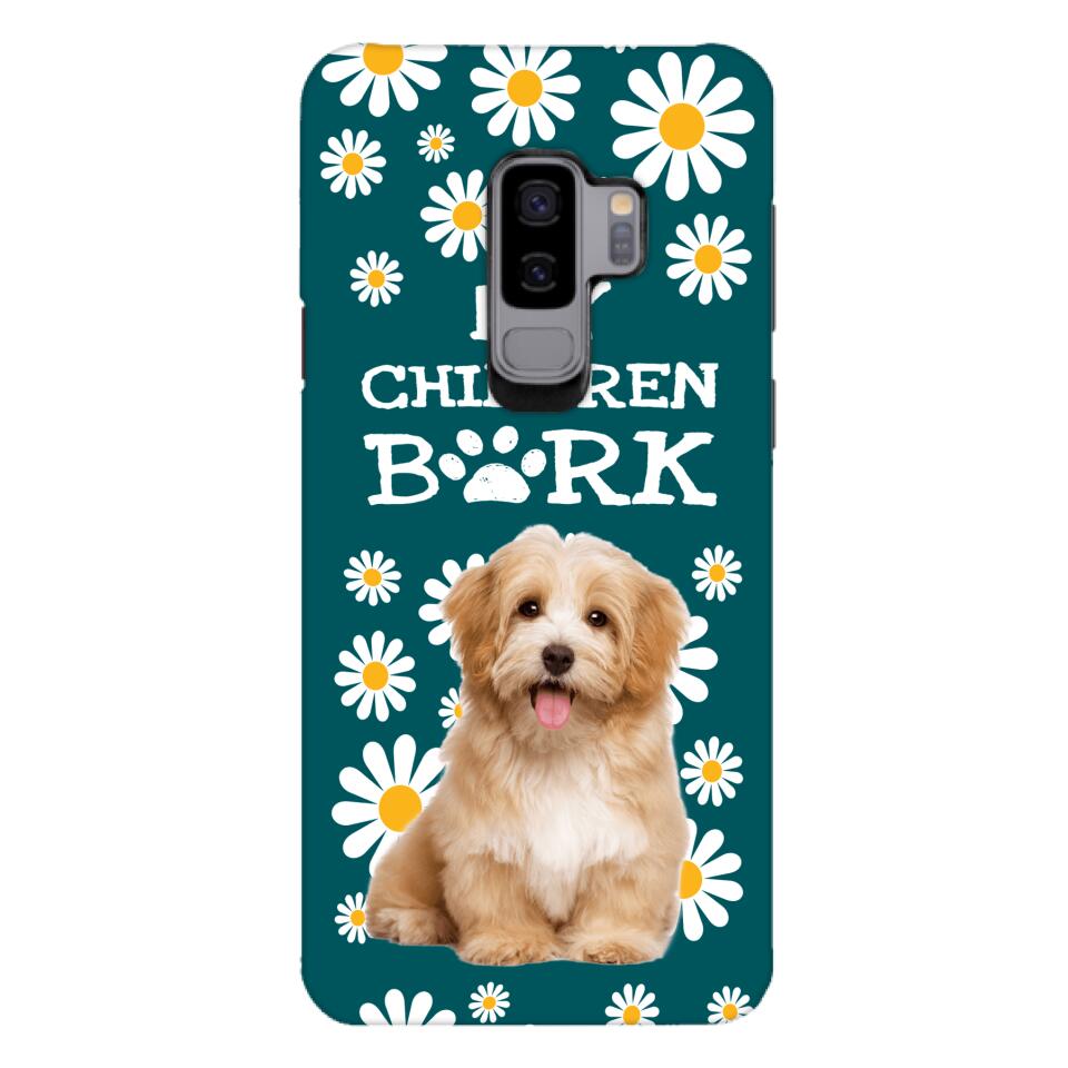 PERSONALIZED MY CHILDREN BARK DOG PHOTO PHONECASE QTTN2804