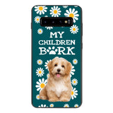 PERSONALIZED MY CHILDREN BARK DOG PHOTO PHONECASE QTTN2804