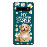 PERSONALIZED MY CHILDREN BARK DOG PHOTO PHONECASE QTTN2804