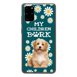 PERSONALIZED MY CHILDREN BARK DOG PHOTO PHONECASE QTTN2804