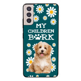 PERSONALIZED MY CHILDREN BARK DOG PHOTO PHONECASE QTTN2804
