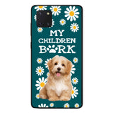 PERSONALIZED MY CHILDREN BARK DOG PHOTO PHONECASE QTTN2804