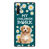 PERSONALIZED MY CHILDREN BARK DOG PHOTO PHONECASE QTTN2804