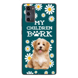 PERSONALIZED MY CHILDREN BARK DOG PHOTO PHONECASE QTTN2804