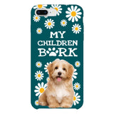 PERSONALIZED MY CHILDREN BARK DOG PHOTO PHONECASE QTTN2804