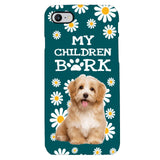 PERSONALIZED MY CHILDREN BARK DOG PHOTO PHONECASE QTTN2804