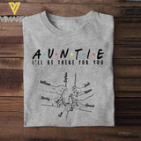 Personalized Auntie Kid Tshirt Printed 22APR-LN28