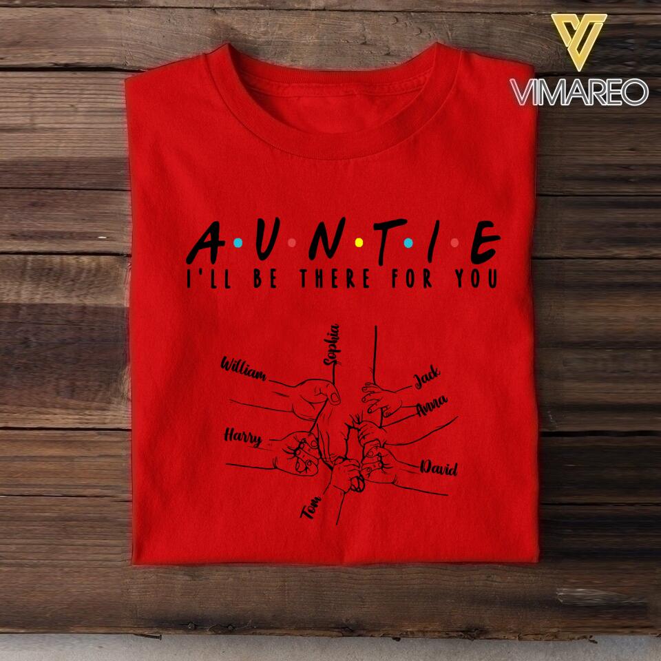 Personalized Auntie Kid Tshirt Printed 22APR-LN28
