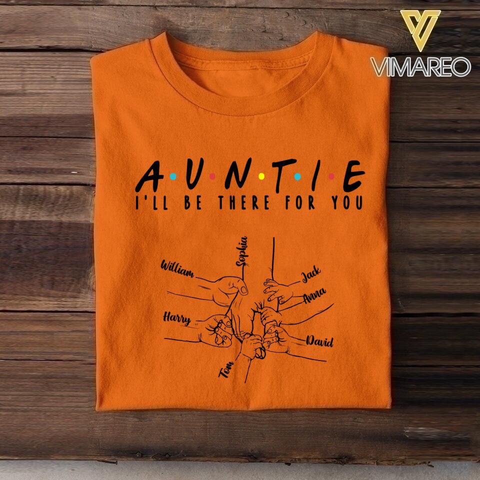 Personalized Auntie Kid Tshirt Printed 22APR-LN28