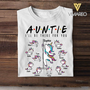 DH Personalized Auntie Kid Tshirt Printed HC2804