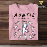 DH Personalized Auntie Kid Tshirt Printed HC2804