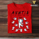 DH Personalized Auntie Kid Tshirt Printed HC2804