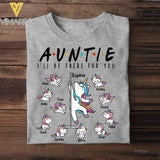 DH Personalized Auntie Kid Tshirt Printed HC2804