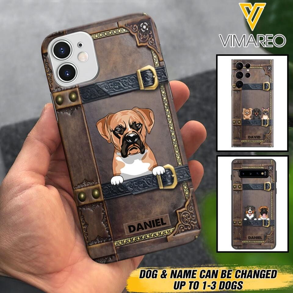 Personalized Dog Lover Phone Case Printed 22APR-LN29