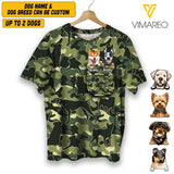 DH Personalized Dog Lover Camo Tshirt Printed HQ2904