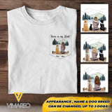 DH Personalized Girl Love Dog Tshirt Printed HC2904