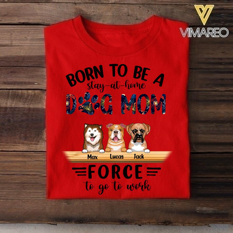 DH Personalized Dog Mom Tshirt Printed DT2904