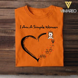 DH Personalized Girl Love Dog Tshirt Printed LN2904