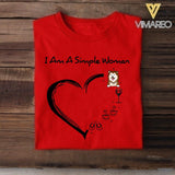 DH Personalized Girl Love Dog Tshirt Printed LN2904