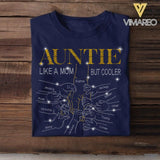 PERSONALIZED AUNTIE LIKE A MOM BU COOLER KID NAME TSHIRT QTDT0405