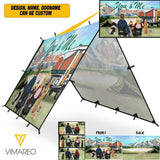 PERSONALIZED YOU AND ME THE DOG CAMPING WATERPROOF TARP COVER QTVQ2904