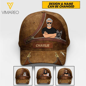 Personalized Dog Lover Man or Woman Peaked Cap Printed NQHC0405