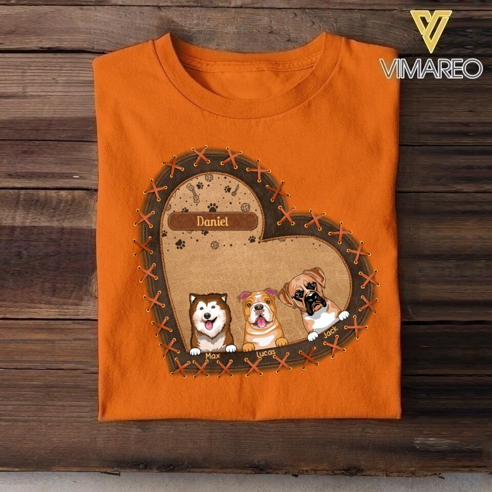 Personalized Dog Lover Tshirt Printed 22MAY-DT04