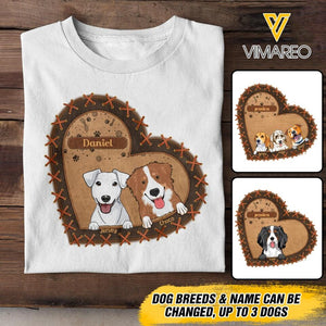 Personalized Dog Lover Tshirt Printed 22MAY-DT04