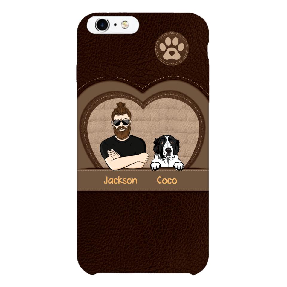 PERSONALIZED DOG LOVERS PHONECASE NQTN0405