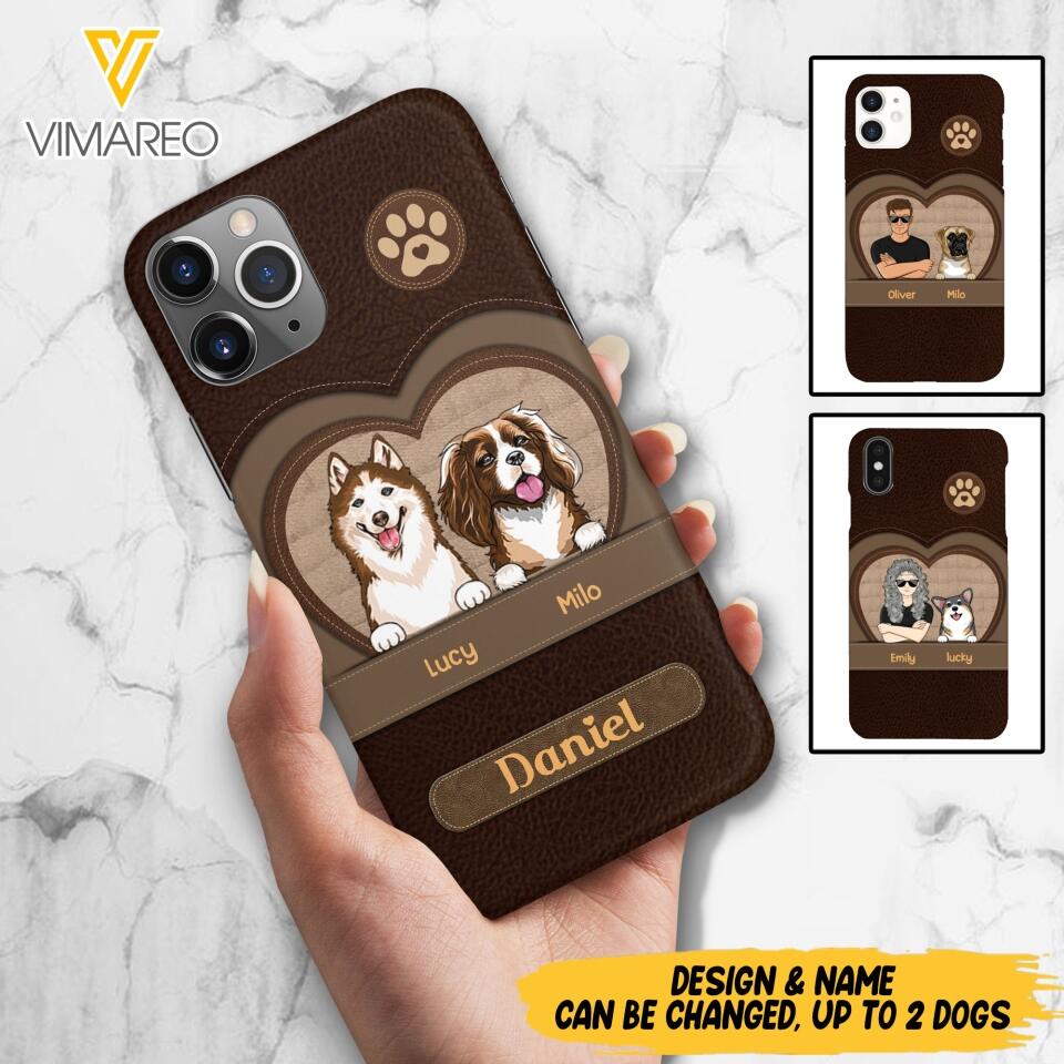 PERSONALIZED DOG LOVERS PHONECASE NQTN0405
