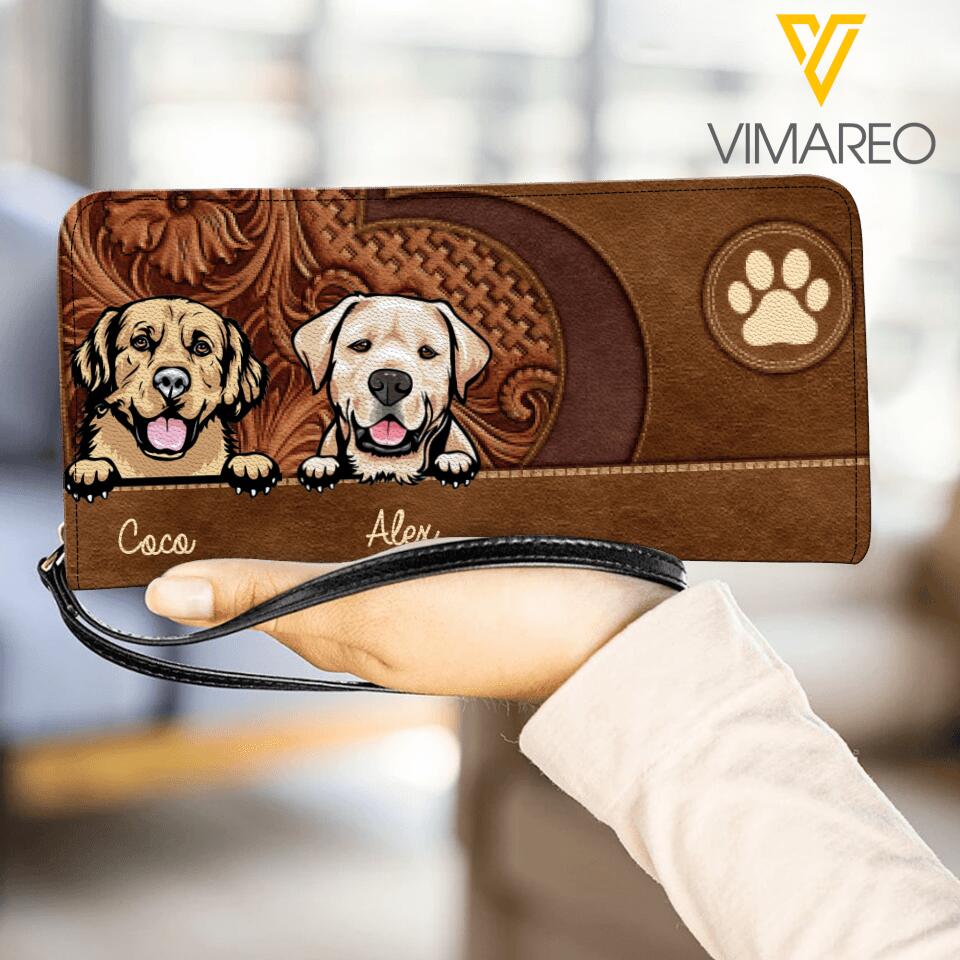 Personalized Dog Lovers Clutch Purse NQDT0405