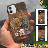 Personalized Dog Are My Sunshine Phone Case Printed 22MAY-HC05