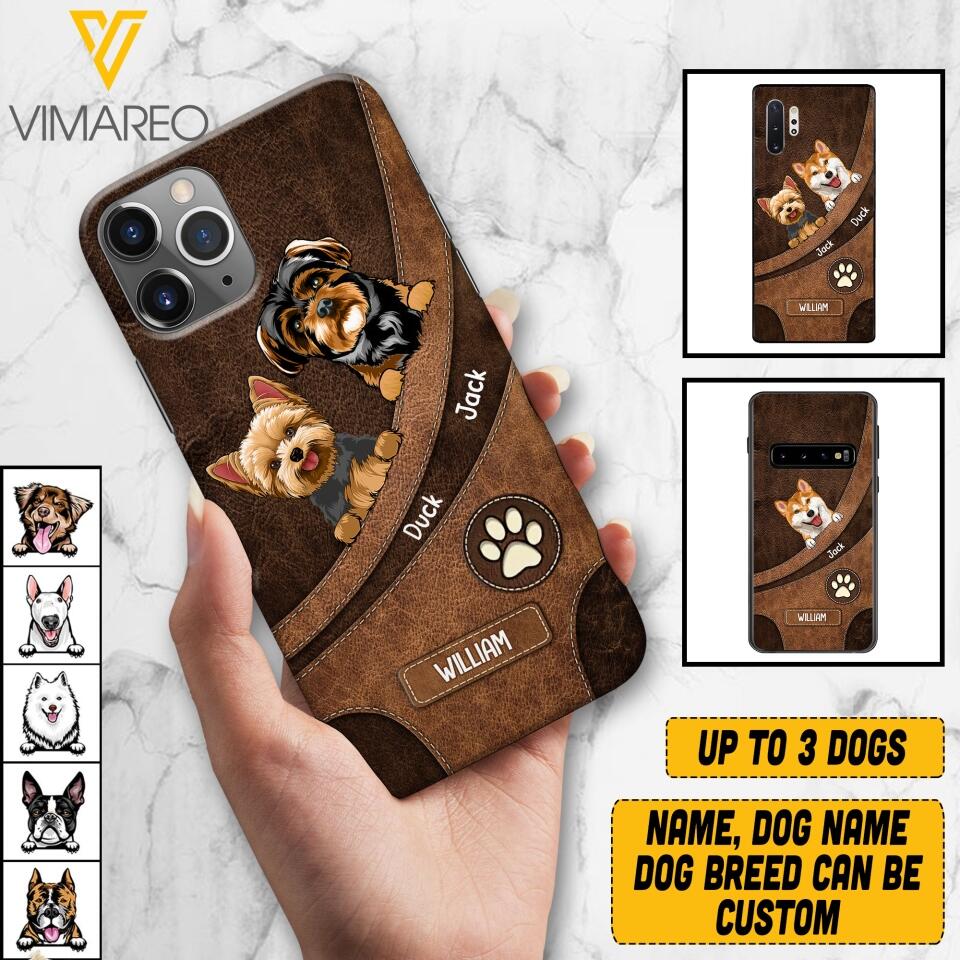 PERSONALIZED DOG LOVERS PHONECASE NQVQ0505