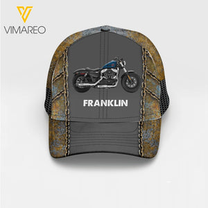 Personalized Biker Motocross Peaked Cap Printed NQHC0505