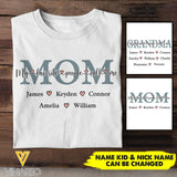 PERSONALIZED MY FAVORITE PEOPLE CALL ME MOM OR GRANDMA TSHIRT QTHC0605