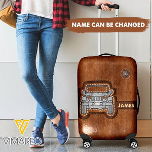 Personalized Jeep Luggage Cover Printed 22MAY-HC06