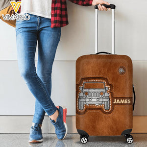 Personalized Jeep Luggage Cover Printed 22MAY-HC06
