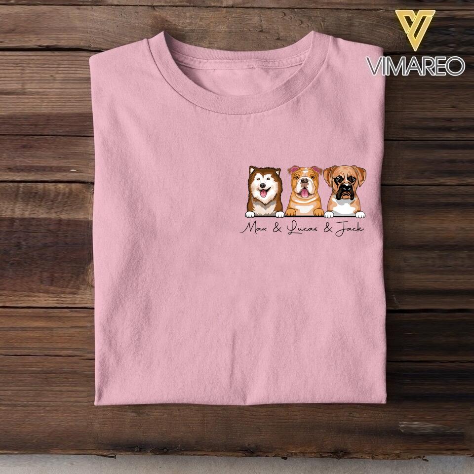 PERSONALIZED DOG LOVERS TSHIRT QTHC0605