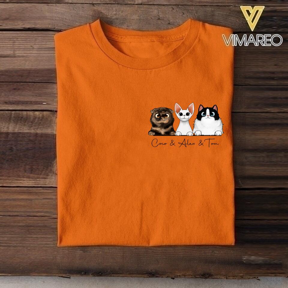PERSONALIZED CAT LOVERS TSHIRT QTHC0605