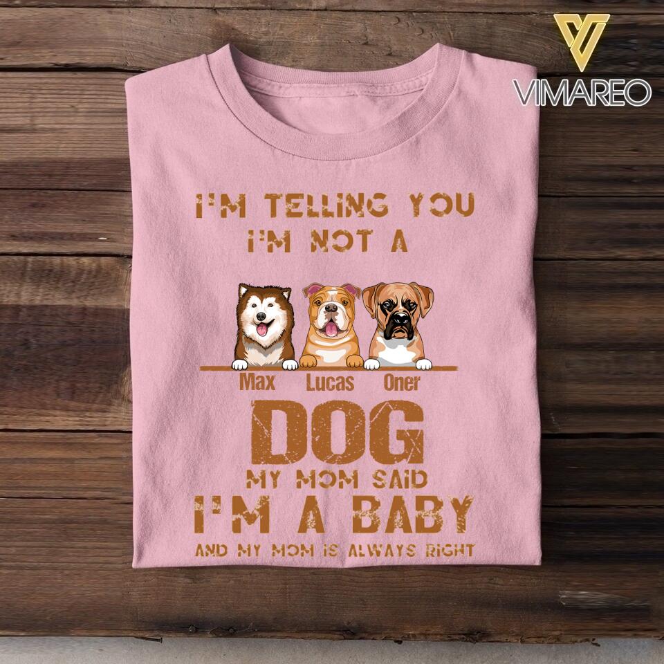 DH Personalized Dog Lover Tshirt HC0605