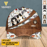 Personalized Cat Lover Peaked Cap Printed NQVQ0605