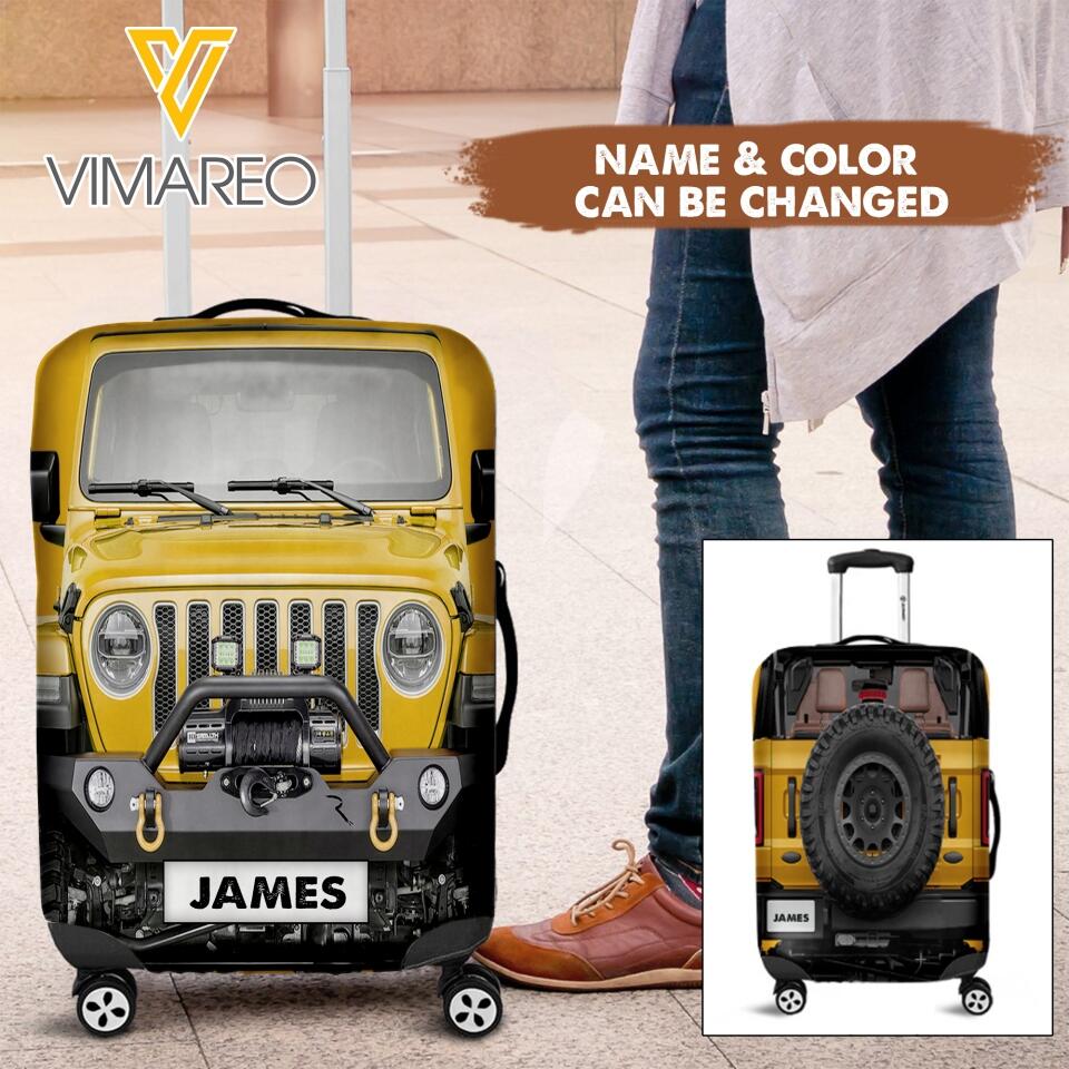 DH Personalized Jeep Luggage Cover Printed HC075