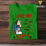 PERSONALIZED I LOVE MY KITTY CAT BREED TSHIRT QTTN0705
