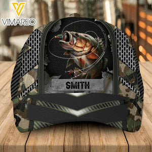 Personalized Fish Peaked Cap Printed NQDT0705