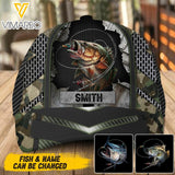 Personalized Fish Peaked Cap Printed NQDT0705