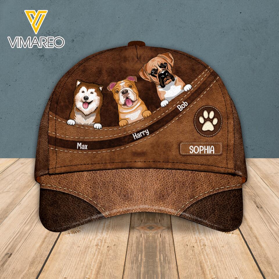 Personalized Dog Lover Peaked Cap Printed NQTN0705