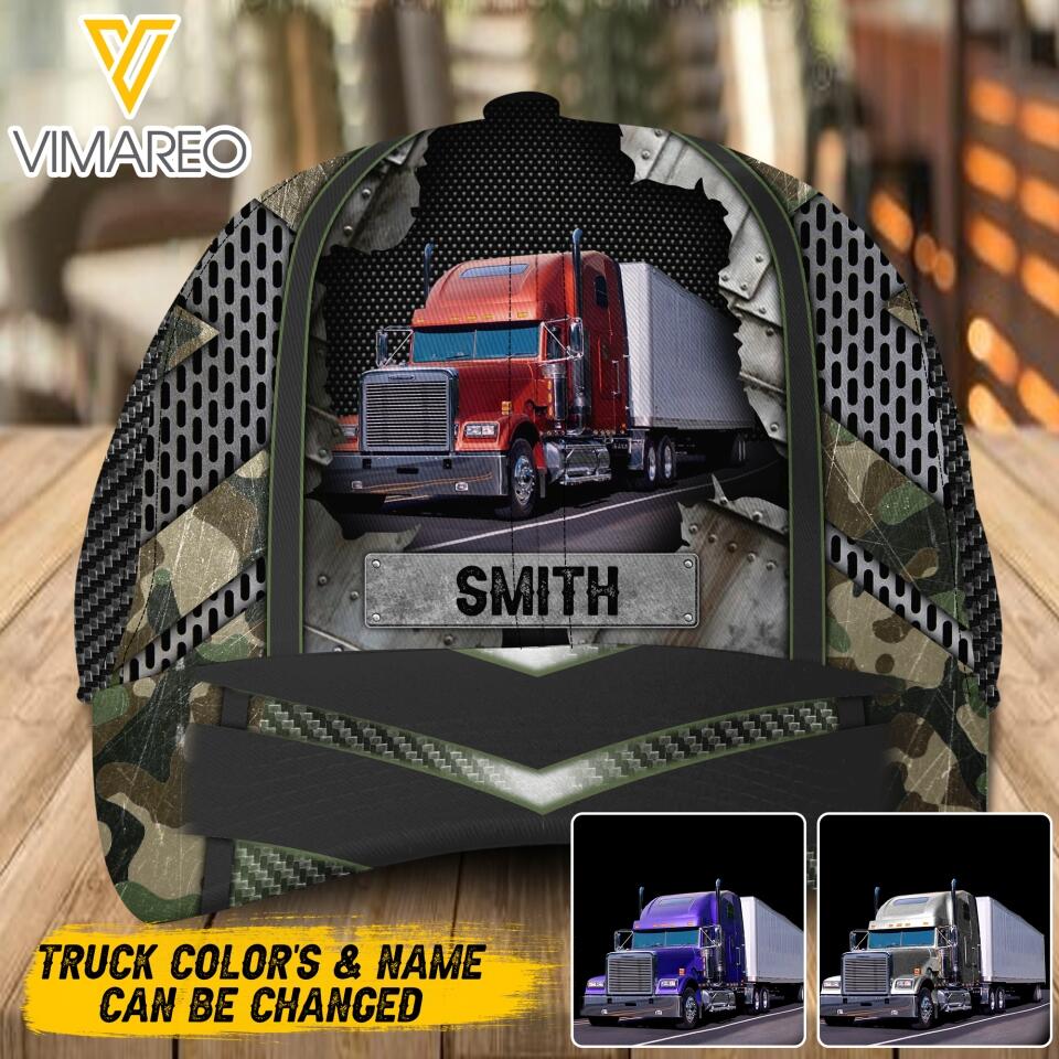 Personalized Trucker Peaked Cap Printed NQDT0705