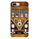 Personalized Dog Sunflower Phone Case Printed 22MAY-DT09