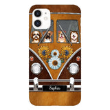 Personalized Dog Sunflower Phone Case Printed 22MAY-DT09